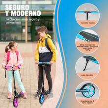 Kick Scooters, Foot Scooters - Blue/Black - View 4
