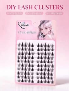 Lash Clusters 3D Wispy Fluffy Individual Eyelash Extensions Natural Volume False Lashes Cute Aesthetic - L - View 2