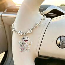 1pc Turtle Design Car Hanging Ornament, Car Steering Wheel Decoration, Car Hanging Decor, Fashionable Exquisite Elegant, Car Interior Decoration, Gift For Family And Friends, Party Favor, Holiday Gift - Cute Turtle - View 6