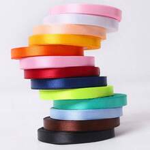 1cm Satin Ribbon Gift Box Packaging Decorative Ribbon Bow Satin Ribbon - A - View 4