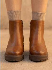 Women Ankle Boots & Booties - Brown - View 2