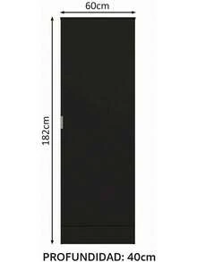 Zapatera Organizador con 1 Puerta ISIS Mueble Multiusos - Negro  zapatero con espejo  zapatera con espejo de cuerpo completo  zapatera con espejo  zapatera con puertas RJJX - Negro - Ver 4