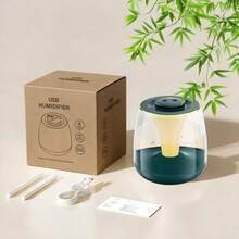 Máy tạo ẩm phun sương kép 3L, vận hành êm ái, dùng nguồn USB, công tắc chạm, chế độ phun sương kép liên tục và ngắt quãng, hiển thị độ ẩm kỹ thuật số và đèn nền màu sắc, bình chứa nước 2.6-4L, diện tích bao phủ 21-30m², phù hợp cho phòng ngủ và sử dụng tại nhà, máy tạo ẩm phòng ngủ, thiết kế thẩm mỹ hiện đại - Nhiều màu - Xem 16