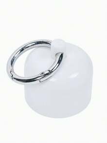 1pc Portable Jewelry Storage Box, Pill Box Keychain Container, Keychain, Portable Ring Storage Keychain, Women's Travel Ring Storage Keychain, Earrings, Rings, Small Round Metal Ring Box, Convenient For Outdoor Travel Jewelry Storage - Multicolor - View 14