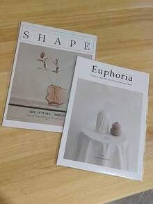 1pc/2pcs Atmospheric Home Decor Newspaper Magazine Photography Props, Influencer Scene Arrangement, Home & Clothing Store Decorative Display - Multicolor - View 22