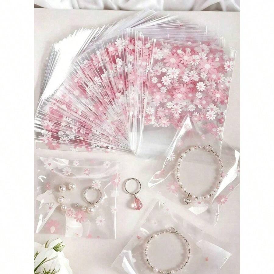 Candy & Biscuit Wrapping Supplies - Pale Pink - View 1