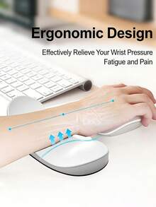 Ergonomic Silicone Office Anti-Slip Cute Keyboard & Mouse Wrist Rest Support Pad, Universal Comfortable Hand Rest - View 8