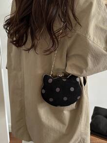 Premium Niche Women's Handbag 2026 Autumn New Fashion Chain Crossbody Bag Solid Color Tote Bag - Black - View 8