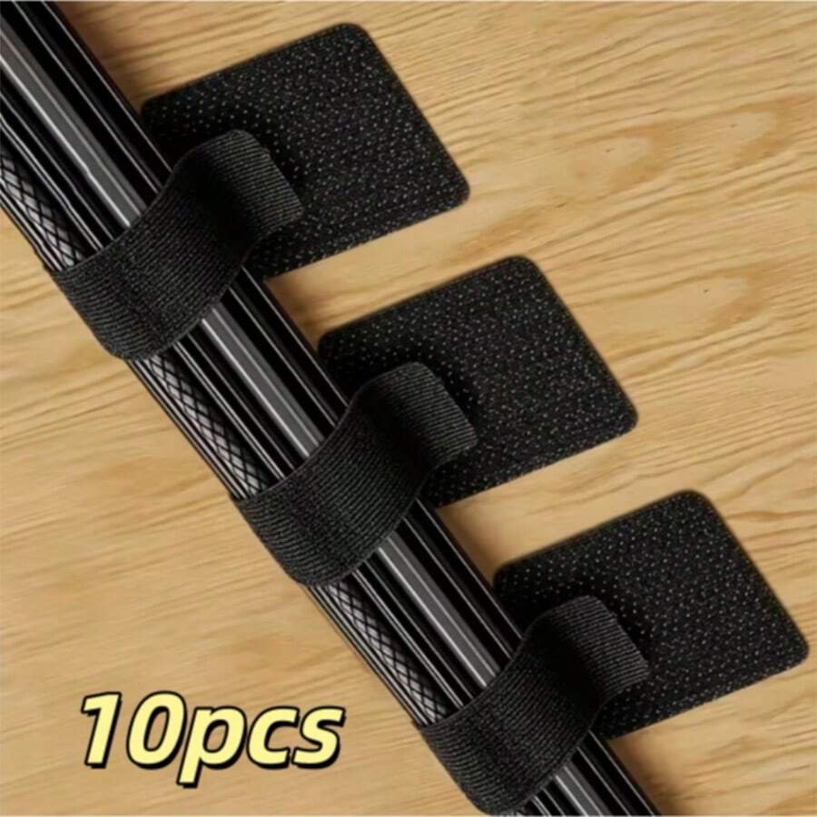40 buah Klip Kabel Perekat Diri (Hitam/Putih/Abu-abu, Opsional), Pengatur Kabel, Klip Manajemen Kabel, Pengatur Kabel Dinding, Klip Kabel Komputer, Pengatur Kabel Jaringan
