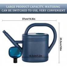 1PC3LGarden Watering Can With Removable Sprinkler Head, Long Spout Plastic Water Can For Indoor Outdoor Plant, Vegetable Watering - A - View 8