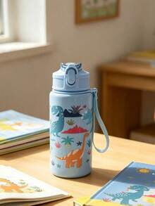 500ml Summer Straw Cup, Perfect Back-To-School Gift For Girlfriend, Family Or Friends, Portable Water Bottle, Suitable For Outdoor And Home Use, Ideal For Camping - Multicolor - View 7