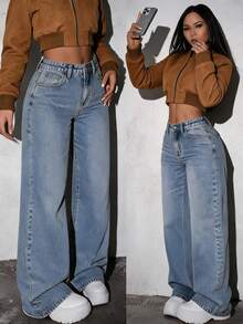 Women Jeans - Blue - View 1