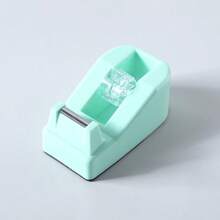 Heavy Duty Desktop Tape Dispenser Floral Office Tape Dispenser, Weighted Non-Slip Base Macaron Color Small Desktop Tape Holder, Colorful Plastic Creative Cutting Tool For Office, Cross-Border - Multiple Styles - View 19