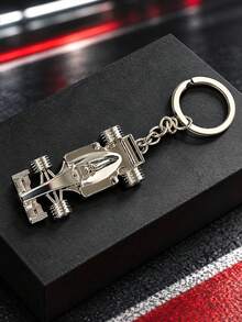 3D Formula Racing Car Keychain For Car Keys, Decorative Racing Car Bag Charm For Backpacks, Race Car Keyring Gift For Motorsport Enthusiasts - Multicolor - View 9