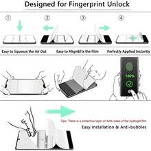 2pcs Galaxy S25 Ultra 5G 6.9-Inch Dustproof Hydrogel Film Soft TPU Screen Protector High Definition Transparent Gel Film Fingerprint Unlock Ultra-Thin Auto-Repair High Sensitivity Flexible TPU Protector (Non-Tempered Glass) (Unbreakable) - Clear - View 2