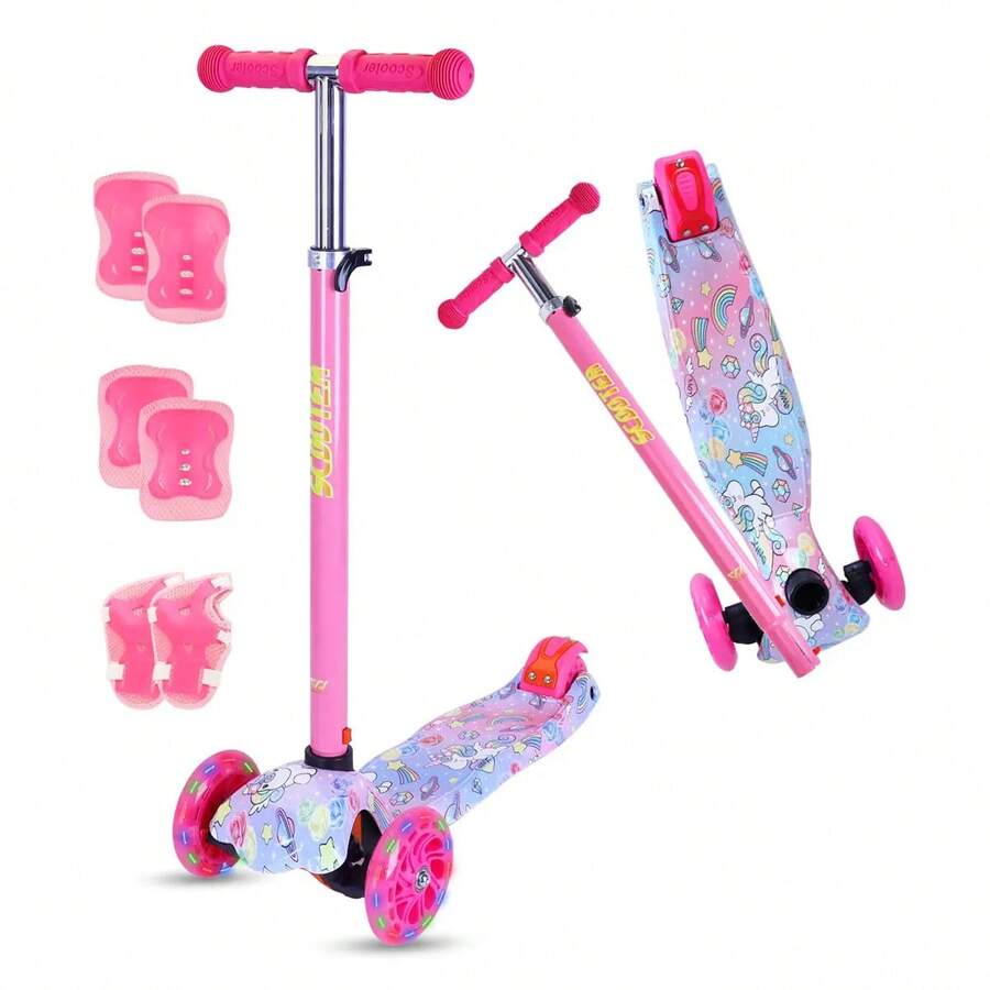Kick Scooters, Foot Scooters - Pink | Unicorns - View 1