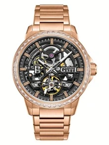 1pc Men's Mechanical Watch Luxury Sports Style Tourbillon Movement Daily Commute Gathering Birthday Holiday Gift 8803 - BG8803 - View 11