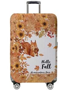 1pc 18-32 Inch Suitcases Dust Cover, Autumn Harvest Pumpkin Print Luggage Cover. Stretchable, Scratch-Proof& Dustproof, Stylish Decoration For Luggage - Multicolor - View 21
