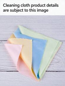 Portable Glasses Cleaning Tool And Microfiber Cloth Set, Double-Sided Lens Cleaning Brush, Soft Scratch-Resistant Glasses Wiping Cloth, Reusable Compact Glasses Cleaning Kit, Suitable For Glasses, Fashion Eyewear And Camera Lenses - Multicolor - View 8