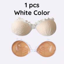 Lace Adhesive Bra | Push-Up Shaping, Elegant Lace, Skin-Friendly Adhesive | Suitable For Backless Dresses, Camisoles, Dates, Cocktail Dresses - Multicolor - View 10