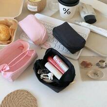 1pc Mini Storage Bag, Portable Storage Bag, Sanitary Napkin Storage Bag, Suitable For Storing Lipstick, Coins, Sanitary Napkins, Cosmetics, Etc., Suitable For Daily Bathroom Storage, Vanity Storage, Business Travel, Daily Commute, Back To School Essential - Multicolor - View 4