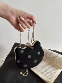Premium Niche Women's Handbag 2026 Autumn New Fashion Chain Crossbody Bag Solid Color Tote Bag - Black - View 6