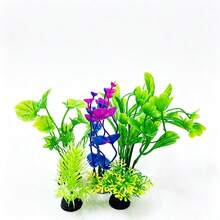 Artificial Aquarium Plants, Fake Water Plants For Fish Tank Landscaping, Plastic Decorative Water Plants, Aquarium Turtle Tank Decoration Plants - Happy Aquarium - View 7