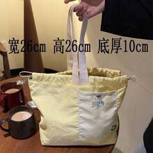 New Colorblock Waterproof Large Capacity Tote Bag Lunch Box Bag Commuter Lunch Bento Bag Mommy Bag Women's Handbag - View 8
