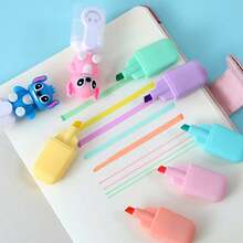 Set Spidol Fluorescent Kartun Stitch 100pcs, Spidol Lucu untuk Pelajar dan Menulis Tangan DIY, Hadiah Pesta Sempurna, Hadiah Liburan untuk Penggemar, Perlengkapan Disney, Wajib Dimiliki untuk Penggemar Disney - MultiWarna - View 5