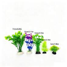 Artificial Aquarium Plants, Fake Water Plants For Fish Tank Landscaping, Plastic Decorative Water Plants, Aquarium Turtle Tank Decoration Plants - Happy Aquarium - View 12