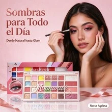 Paleta de sombras de ojos 28 tonos, maquillaje colorido,gel para uñas,uñas postizas decoradas elegantes,uñas postizas para manos,uñas postiza,uñas postizas - Predeterminado - Ver 4