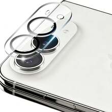 1 قطعة فيلم حماية عدسة الكاميرا عالي الدقة متوافق مع Apple Duo/18 Pro Max/18 Pro/17 Pro Max/17 Pro/17، ملصق حماية العدسة، وسادة حماية العدسة، مقاوم للخدش ومقاوم للسقوط ومقاوم للماء، فيلم حماية عدسة من الزجاج المقسى بصلابة 9H، وضوح عالي، زجاج متين، مقاوم للخدش ومقاوم للسقوط، خالي من الفقاعات، سهل التركيب، تغطية كاملة، التصاق قوي، فيلم حماية عدسة الكاميرا - شفاف - مشاهدة 2
