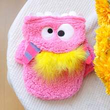10pcs Soft Plush Monster Pet Costume, Eye-Catching Creative Design, Chihuahua Small Dog Cat Holiday Photo-Worthy Dog Clothing - Pink - View 4