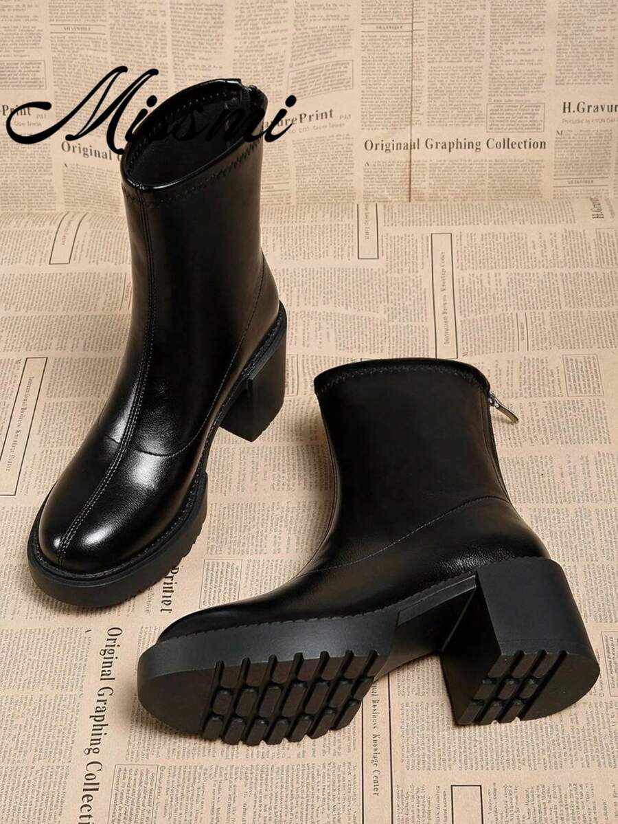 Women's Boots 2025 Spring/Autumn Boots, Street Style Sweet & Cool ...
