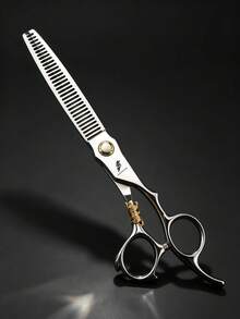 OBOVAY Salon-Grade Golden Dragon Texture Hair Scissors Set, Flat Scissors + Thinning Scissors Combo For Precision Cutting, Thinning And Styling. Exquisite Embossed Dragon Pattern Craftsmanship, Sturdy And Eye-Catching Golden Pivot, Finely Polished Blades, Smooth Cutting Without Pulling Or Snagging, Comfortable And Fluid Hand Feel. Suitable For Professional Salon Use Or Home Daily Bang Trimming, Easy To Use, Practical And High-End. - Multicolor - View 11