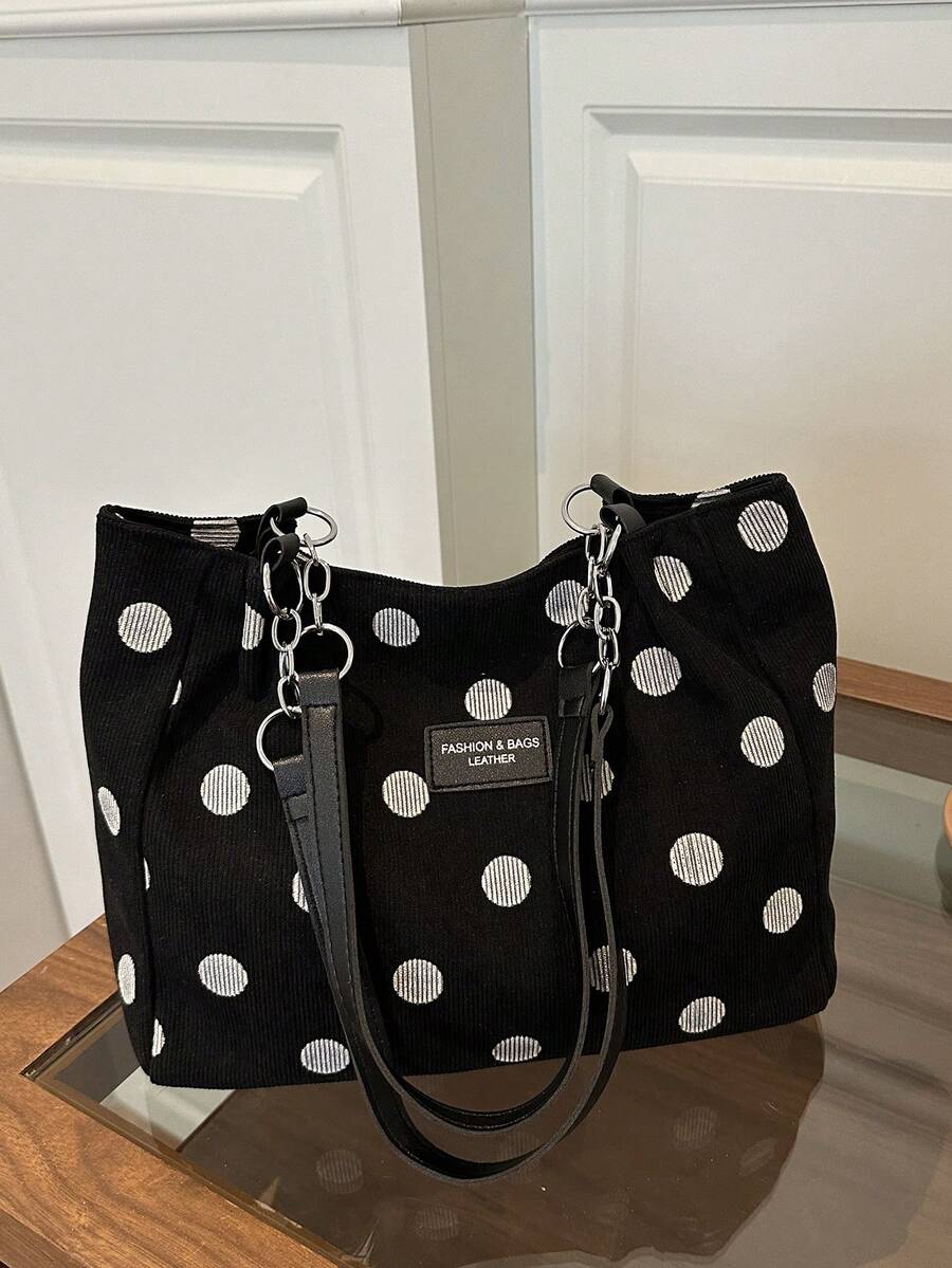 Fashionable Large Capacity Solid Color Plush Shoulder Handbag Suitable For School, Travel, Shopping And Dating