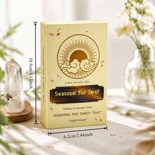 Seasonal Fox Tower Card Game, Full English Card Deck, Tarot Card Collection, Gift, Party, Event, Game, Leisure, Entertainment, Multi-Player Interactive Creative Card Game, Holiday Gift, Desktop Game Set - Multicolor - View 3