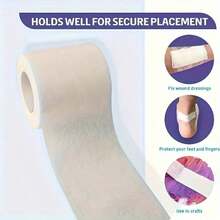 Non-Woven Fabric Sports Tape, Low Hypoallergenic, Breathable, Skin-Friendly, Adhesive Support Bandage (2.5cm*5cm) - White - View 5