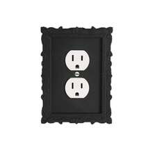 1pc Vintage Black Switch Plate, Classic Design, Suitable For Home And Office Decor, No Power Required - Comes With Screws - Star - View 7