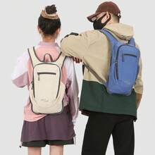 Large Capacity Lightweight Outdoor Folding Backpack, Hiking Bag, Sports School Bag, Portable Cycling Student Backpack - Multicolor - View 12