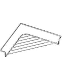 1pc Stainless Steel Triangle Sink Drain Rack, Space-Saving Sink Organizer For Sponges, Dish Soap, Dishcloths, Brushes, Rags, Sponges, Kitchen Countertop Storage Rack, Home Kitchen Supplies - A - View 7
