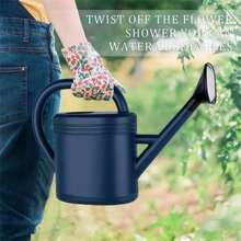 1PC3LGarden Watering Can With Removable Sprinkler Head, Long Spout Plastic Water Can For Indoor Outdoor Plant, Vegetable Watering - A - View 2