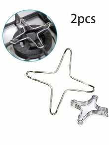 2pcs Gas Stove Burner Grates, Mini Star-Shaped Cookware Support Rack, Anti-Slip Stove Pot Holder, Suitable For Coffee Pot, Milk Pot And Turkish Coffee Pot, Practical Home Cooking Enthusiast Gas Stove Accessories - View 11