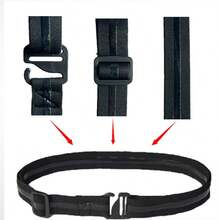 1/2/3/4pcs Men's Shirt Suspenders, Adjustable Elastic Band With Anti-Slip Rubber, Suitable For Formal And Professional Attire, Can Fix Shirt And Prevent Shirt Slipping Out, One Size. - Black - View 8