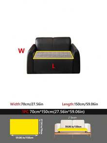 1PC Flannel Quilted Striped Non-Slip Sofa Cushion Thickened Sofa Seat Protector, Suitable For 1-4 Seater Sofa Decoration, All-Season Universal, Pet Dirt-Resistant, Machine Washable - Multicolor - View 27