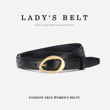 1pc New Women's Buckle Niche Korean Style Multi-Function Decorative Belt, Fashion Slimming, Can Be Paired With Jeans And Women's Long Pants - Multicolor - View 1