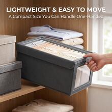 2pcs Folding Storage Box Wardrobe Organizer Clothes Storage Boxes Foldable Bags - VJN0480-XXL - View 6