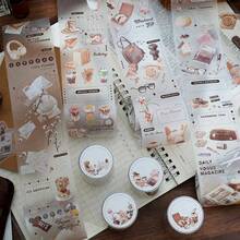 JotBox Better Meet PET White Ink Tape Vintage Matte Planner Time Decoration Collage Original Basic Illustration Material - Better to Meet - View 10