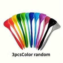 3 PCS Plastic Pet Food Spoons, (Random Color) Non-Battery Multi-Color Cat Feeding Spoons, Durable Pet Care Supplies, Plastic Cat Food Can Spoons - Cat & Dog Pet Food Spoons, Multi-Function Kitchen Seasoning Spoons, Pet Food Storage And Feeding Accessories | Any Color Looks Beautiful | - Random Color - View 9