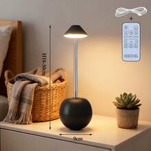 Cross-Border Hot-Selling LED Night Light Rechargeable Creative Decorative Table Lamp Bedroom Desktop Remote Control Bedside Atmosphere Light - Roly-poly Table Lamp - View 5
